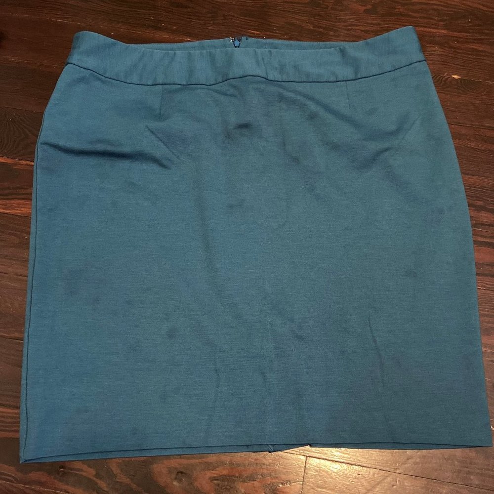 Vibrant Blue Pencil Skirt